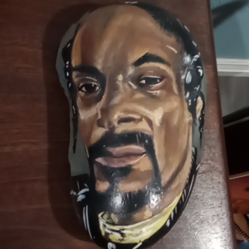 Custom painted Snoop Dogg Rock